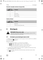 Preview for 61 page of Dometic DM20D Installation And Operating Manual