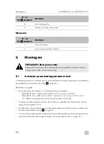 Preview for 64 page of Dometic DM50NTE D CL Installation And Operating Manual