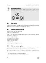 Preview for 70 page of Dometic DM50NTE D CL Installation And Operating Manual