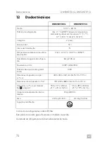 Preview for 72 page of Dometic DM50NTE D CL Installation And Operating Manual