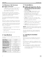 Preview for 6 page of Dometic DMBU09BAM Operation Manual