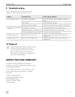 Preview for 13 page of Dometic DMBU09BAM Operation Manual