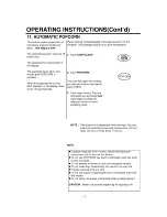 Preview for 17 page of Dometic DMW10MB Owner'S Manual