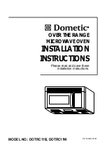 Dometic DOTRC11B Installation Instructions Manual preview