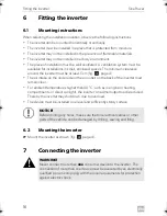 Preview for 16 page of Dometic DSP212 Installation And Operating Manual