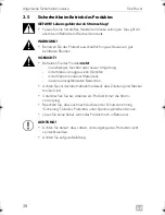 Preview for 28 page of Dometic DSP212 Installation And Operating Manual