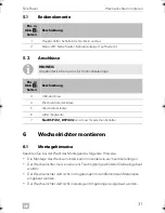 Preview for 31 page of Dometic DSP212 Installation And Operating Manual