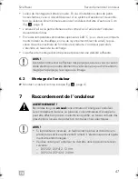 Preview for 47 page of Dometic DSP212 Installation And Operating Manual