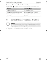 Preview for 64 page of Dometic DSP212 Installation And Operating Manual