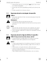 Preview for 72 page of Dometic DSP212 Installation And Operating Manual