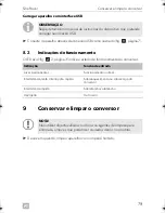 Preview for 79 page of Dometic DSP212 Installation And Operating Manual