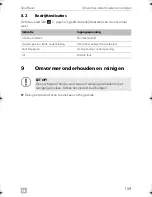 Preview for 109 page of Dometic DSP212 Installation And Operating Manual