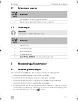 Preview for 121 page of Dometic DSP212 Installation And Operating Manual