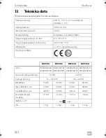 Preview for 142 page of Dometic DSP212 Installation And Operating Manual