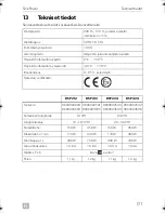 Preview for 171 page of Dometic DSP212 Installation And Operating Manual