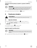 Preview for 212 page of Dometic DSP212 Installation And Operating Manual