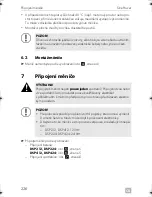 Preview for 226 page of Dometic DSP212 Installation And Operating Manual