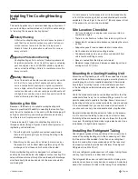 Preview for 8 page of Dometic DX Remote & Self-Contained A/C Installation And Operation Manual