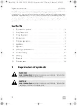 Предварительный просмотр 12 страницы Dometic ECOLINE CL460LDC Installation And Operating Manual