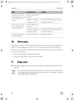 Предварительный просмотр 22 страницы Dometic ECOLINE CL460LDC Installation And Operating Manual