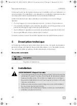 Предварительный просмотр 42 страницы Dometic ECOLINE CL460LDC Installation And Operating Manual