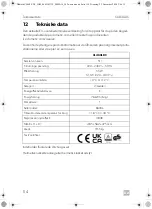 Предварительный просмотр 114 страницы Dometic ECOLINE CL460LDC Installation And Operating Manual