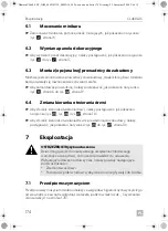 Предварительный просмотр 174 страницы Dometic ECOLINE CL460LDC Installation And Operating Manual