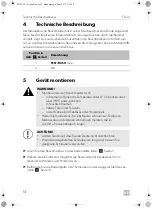 Preview for 14 page of Dometic FA25 Installation And Operating Manual