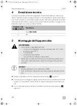 Preview for 28 page of Dometic FA25 Installation And Operating Manual