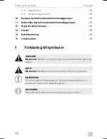 Предварительный просмотр 262 страницы Dometic FL 1600 Operating Manual