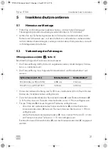 Preview for 21 page of Dometic FlyTec FT100 Installation And Operating Manual