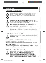 Preview for 13 page of Dometic FO200FT Installation - Use - Maintenance