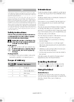 Preview for 7 page of Dometic FR 400 Installation And Operating Manual