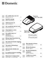 Предварительный просмотр 1 страницы Dometic FreshJet 1100 Operating Manual