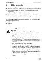 Preview for 210 page of Dometic FreshWell 2000 Operating Manual