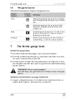 Preview for 216 page of Dometic FreshWell 2000 Operating Manual