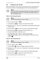 Preview for 221 page of Dometic FreshWell 2000 Operating Manual