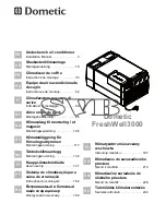 Предварительный просмотр 3 страницы Dometic FreshWell3000 Installation Manual