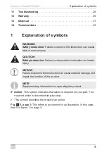 Предварительный просмотр 9 страницы Dometic FreshWell3000 Operating Manual