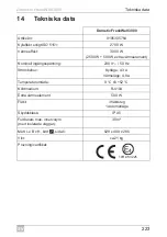 Предварительный просмотр 223 страницы Dometic FreshWell3000 Operating Manual