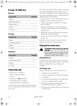 Preview for 12 page of Dometic FTC Operating Instructions Manual