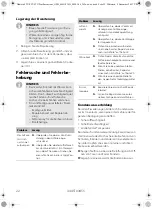 Preview for 22 page of Dometic FTC Operating Instructions Manual