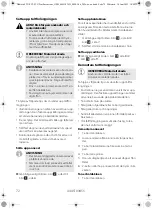 Preview for 72 page of Dometic FTC Operating Manual