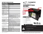 Preview for 1 page of Dometic Go Power! GP-ADV-LiFePO4-100 Quick Start Manual