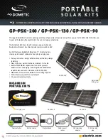 Preview for 1 page of Dometic Go Power! PORTABLE SOLAR KITS GP-PSK-130 Quick Start Manual