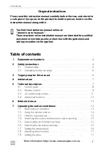 Предварительный просмотр 3 страницы Dometic Harrier Lite HL36H401RI Operating Manual