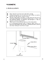 Preview for 6 page of Dometic HD30AR Installation And Operating Manual