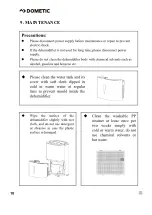 Preview for 12 page of Dometic HD30AR Installation And Operating Manual