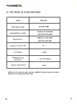 Preview for 14 page of Dometic HD30AR Installation And Operating Manual