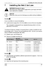 Preview for 19 page of Dometic Heki 2 Installation And Operating Manual